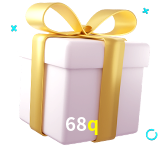 Receba seus bônus de boas-vindas no 68q